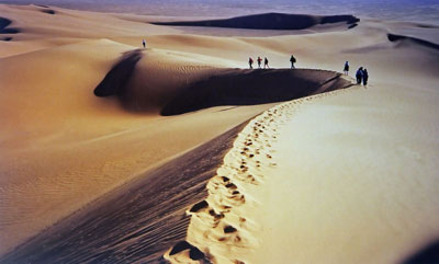 Dune-nell'Akakus, sud della Libia