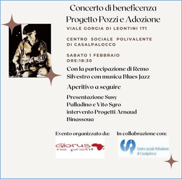 Evento Sabato 1 Febbraio 2025