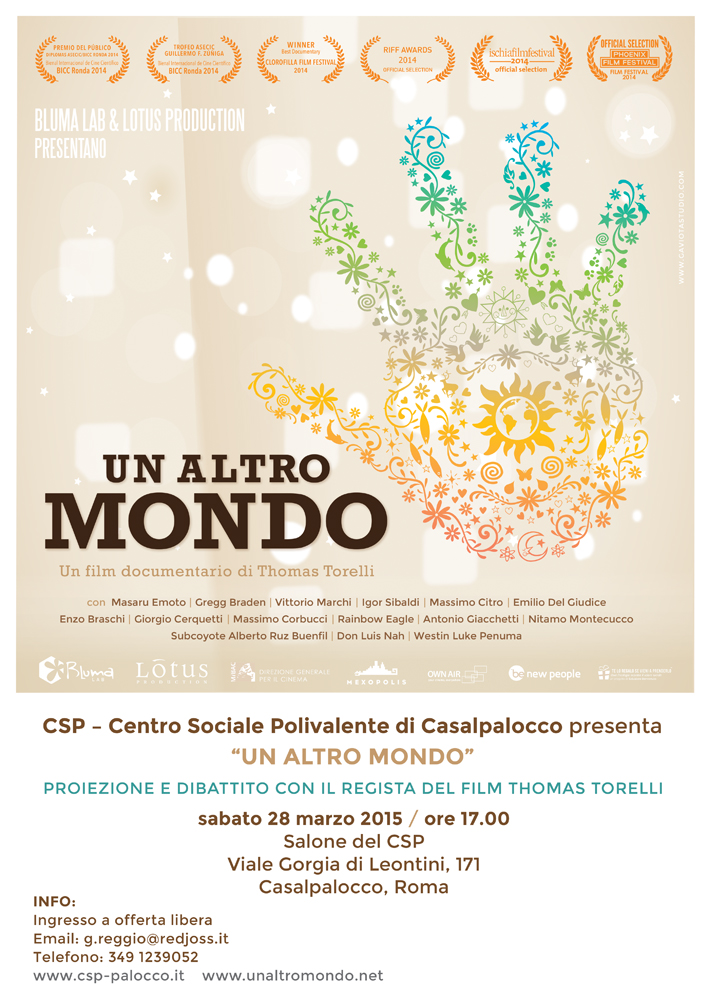 Un altro mondo, locandina per CSP Palocco.