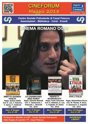 CSP- Cineforum Merc-Programma Maggio 18