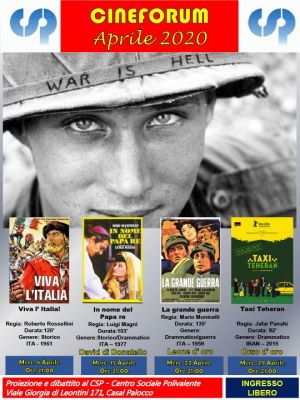 Cineforum aprile 2020