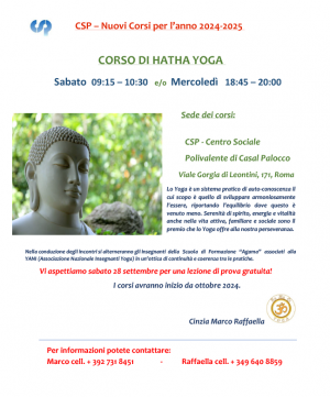 HATHA YOGA 2024-2025