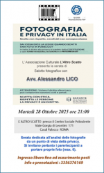 Conferenza la fotografia e la privacy in Italia