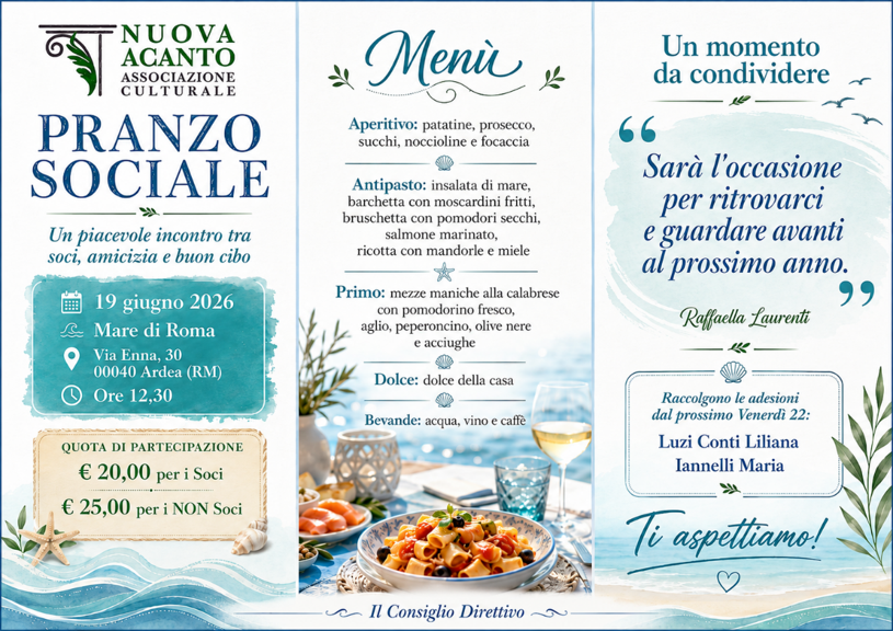 Nuova Acanto - Menu